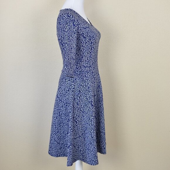 Leota Jacquard Printed Fit and Flare Dress - Picture 7 of 8